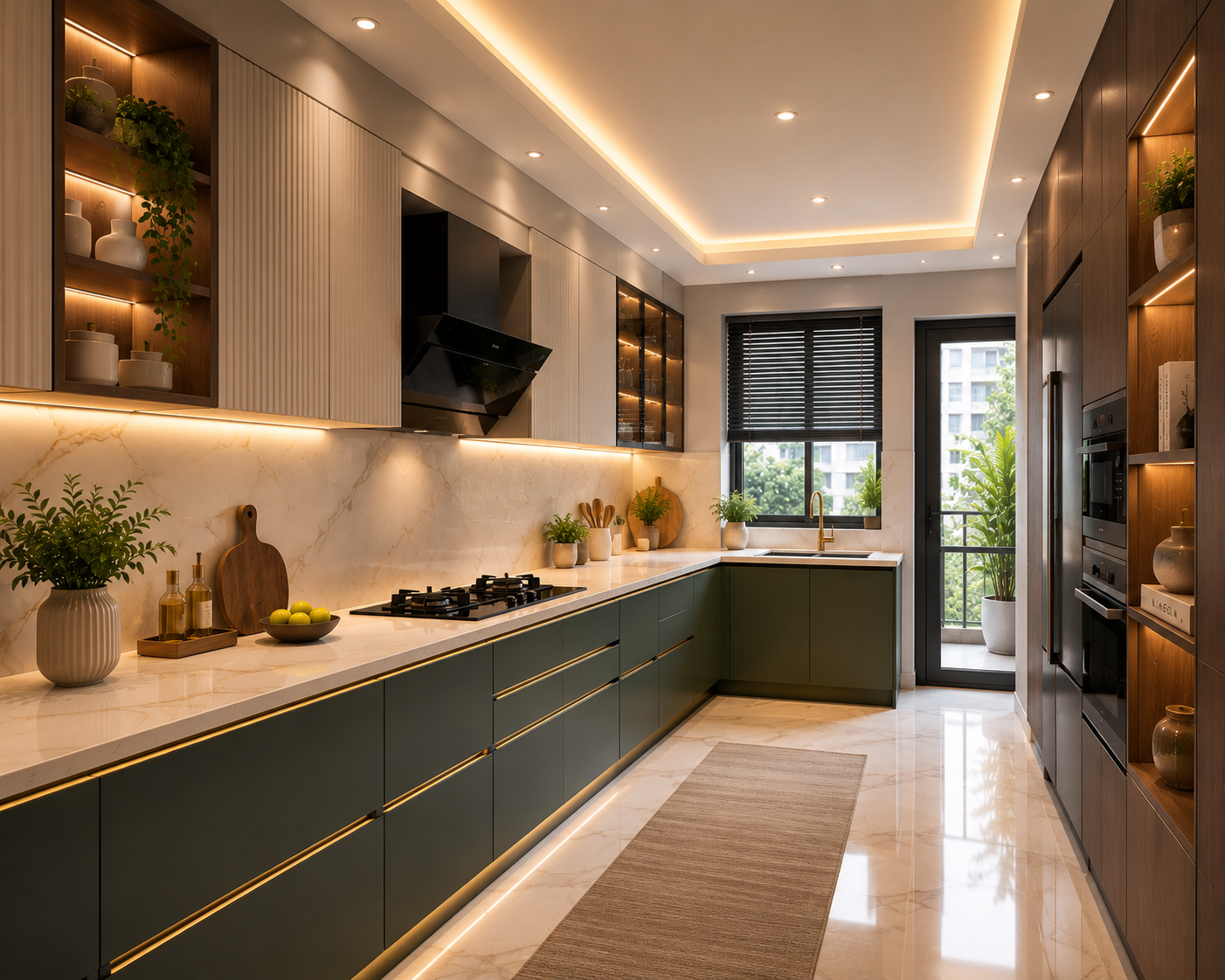 In Line Kitchen