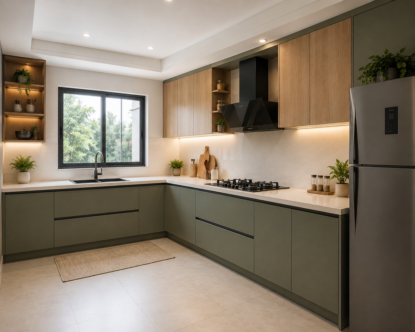 L Shaped Kitchen