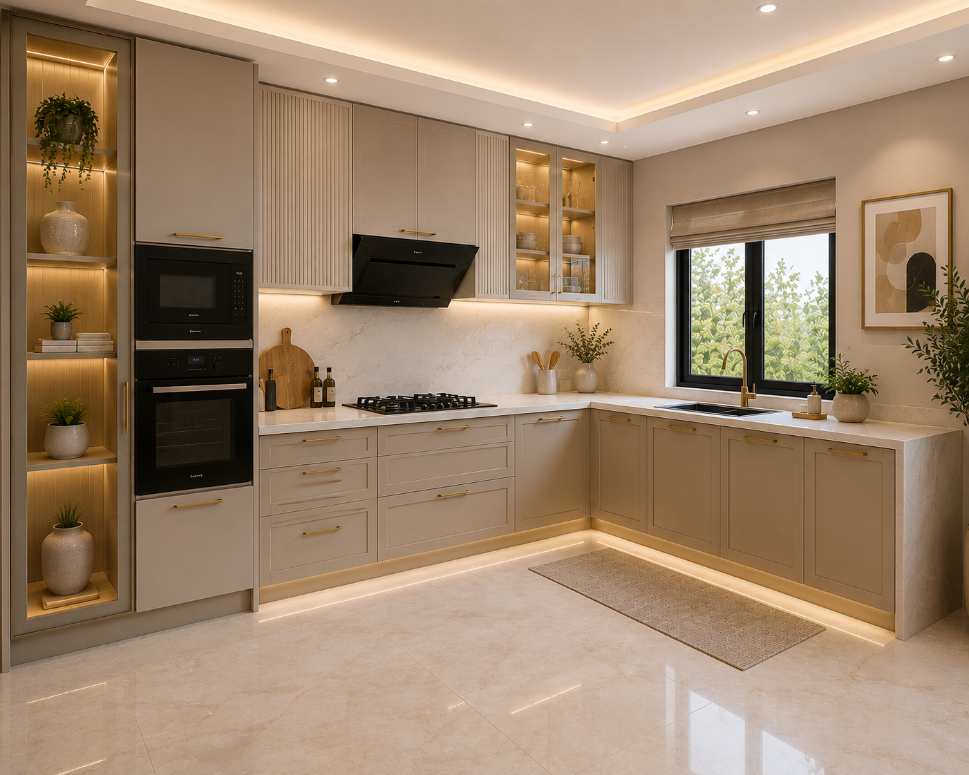 L Shaped Kitchen Gallery
