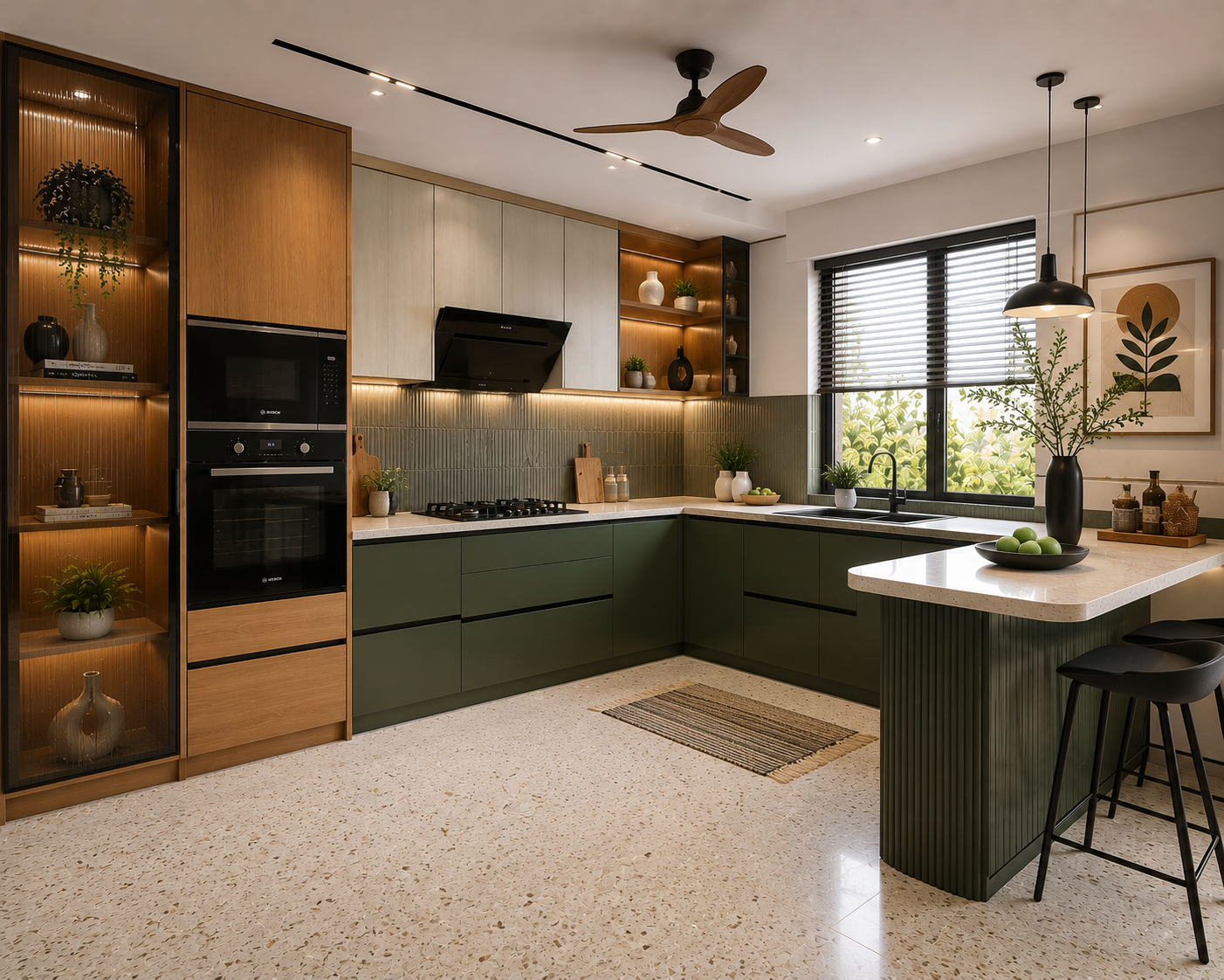 L Shaped Kitchen Gallery