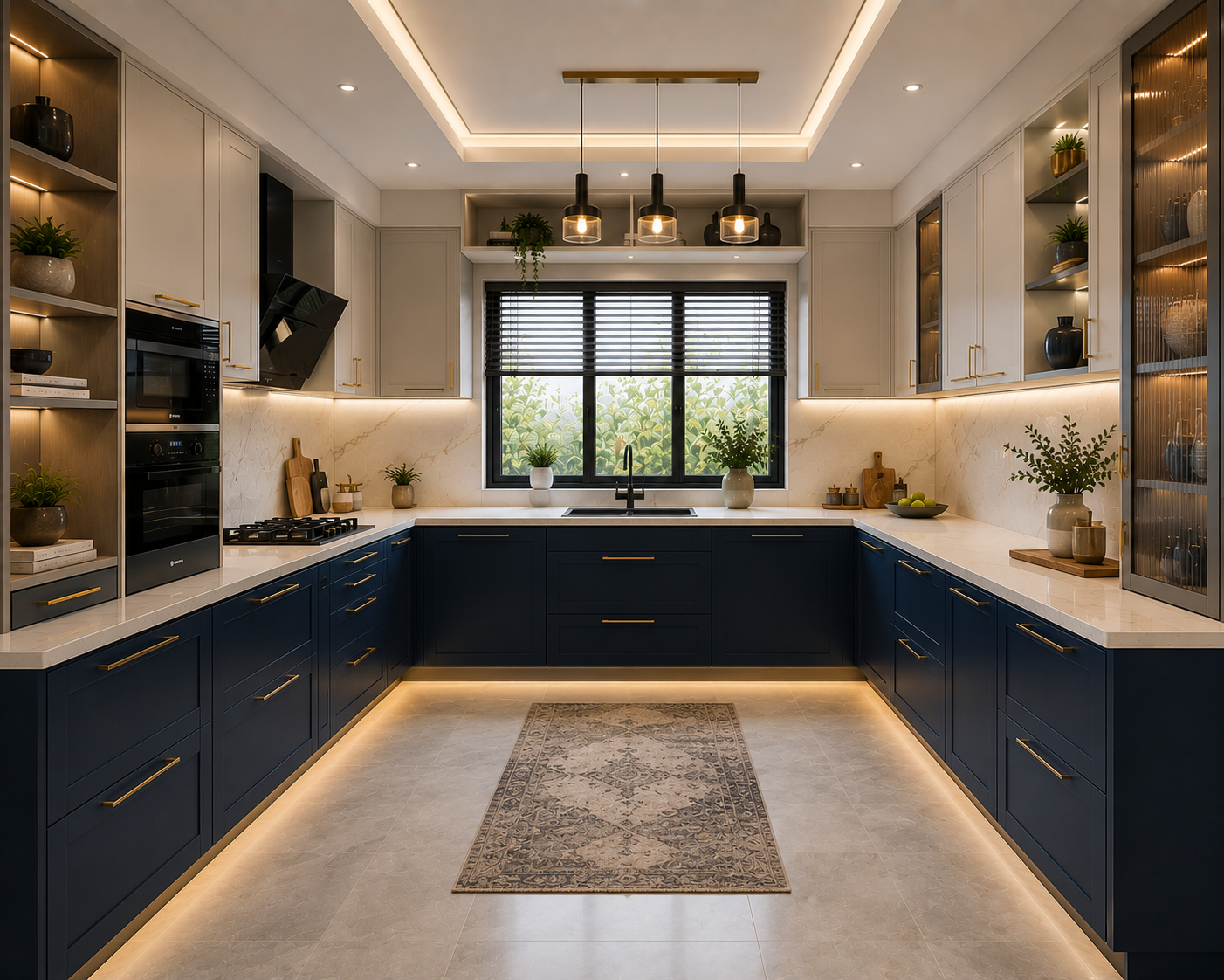 U Shaped Kitchen Gallery